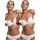 URBAN CLASSICS Padded Bra in white+white | Gr.: 80D