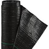 Relaxdays Unkrautfolie 100g/m2 1 x 5 m schwarz