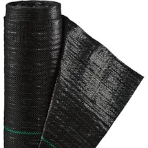 Relaxdays Unkrautfolie 100g/m2 1 x 5 m schwarz