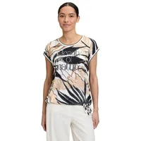 Betty Barclay Printshirt mit Tunnelzug in Schwarz/Braun | Gr.: