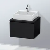 Duravit Waschtischunterschrank L-Cube 62x54,7cm, Ei sw, für Konsole, 1Auszug