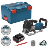 Bosch GNF 18V-40 Mauernutfräse 18 V 40 mm + 1x Akku 5,0 Ah + L-Boxx