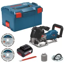 Bosch GNF 18V-40 Mauernutfräse 18 V 40 mm + 1x Akku 5,0 Ah + L-Boxx