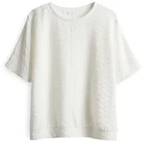 Opus T-Shirt mit Rundhalsausschnitt Modell SENNI Offwhite, 42