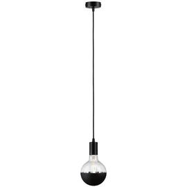 Paulmann Ravi 1-flg. 8 cm rund schwarz matt