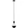 Paulmann Ravi 1-flg. 8 cm rund schwarz matt