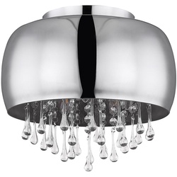 Smart RGB LED Glas Decken Leuchte DIMMBAR Kristall Strahler Lampe rauchfarben Sprach App steuerbar über Handy