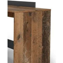byLIVING Eckschreibtisch Belfast Eiche / Braun