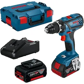 Bosch GSR 18V-28 Professional inkl. 2 x 4 Ah + L-Boxx 06019H410A