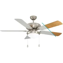 EGLO Ballina 132 cm Deckenventilator Silber