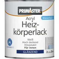 Primaster Heizkörperlack weiß glänzend 2 l