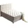 Villa Möbel Alize Polsterbett 150x200 - Farbe: Beige - Set: Bettkasten-Kopfteil - Matratze - Beige