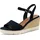 TAMARIS Keilsandaletten Damen Blau 40