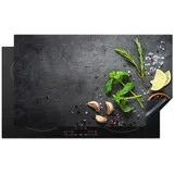 onlywow Herdabdeckplatte 90 x 52 cm Grün