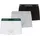 Lacoste Boxershorts Casual Cotton Stretch Schwarz/Grau/Weiß M 3er Pack