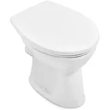 Villeroy & Boch NEWO Stand-Flachspül-WC mit WC-Sitz Weiß
