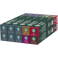STARBUCKS Espresso Roast Variety Pack by Nespresso, Kaffeekapseln 10 x 10 (100 Kapseln)