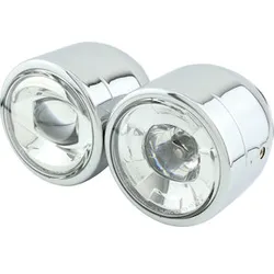 Led Hauptscheinwerfer-Set TWIN mit seitlicher Befestigung Fahrzeugscheinwerfer