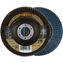 RHODIUS PROline LSZ F1 Fächerschleifscheibe 115 x 22,23 mm K60