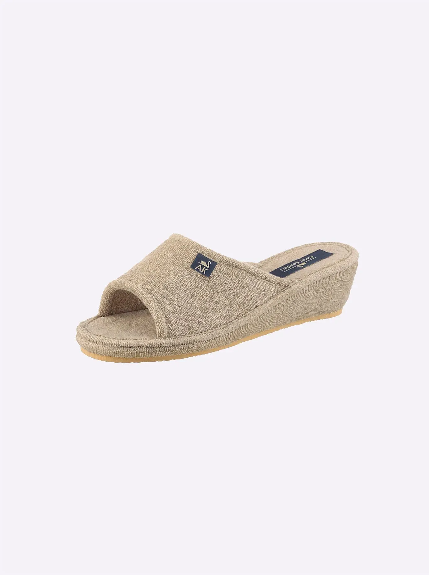 Pantoffel CASUAL LOOKS, Damen, Gr. 37, beige, Schuhe