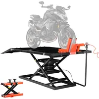 Vevor Motorradheber Motorradhebebühne höhenverstellbarer Hebeständer mit abnehmbarer Werkbank, Fahrzeugreparaturplattform