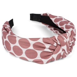 styleBREAKER Haarband, 1-tlg., Haarreif mit Polka Dots Punkte Muster rosa