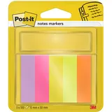 Post-it Notes Markers Haftmarker farbsortiert 5x 100 Streifen