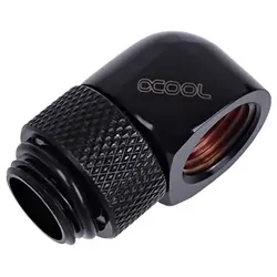 Alphacool 17217, Schwarz, Anpassung, Messing, 1/4 Zoll, 90°, 32,2 mm