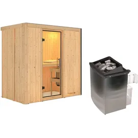 Karibu Variado inkl. 9 kW Ofen + int. Steuerung