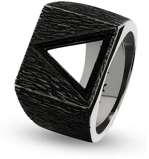 UNSAME Herrenring 88611667 - bicolor - 62