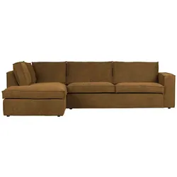 Ecksofa Freddie, Links, Gold