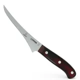 Giesser seit 1776 - Made in Germany - Filetiermesser 17 cm Rocking Chefs, PremiumCut Filet No 1, Filiermesser, Micarta, rot, genietet, rostfrei, deutsches Grillmesser scharf