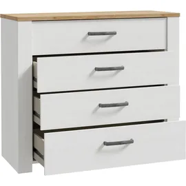 Forte Kommode Bohol 101,4 x 87 x 42 cm Schwarz