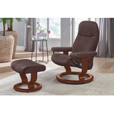 Stressless Relaxsessel STRESSLESS "Garda" Sessel Gr. Leder BATICK, Fuß braun, B/H/T: 85 cm x 100 cm x 77 cm, braun (brown batick) Lesesessel und Relaxsessel