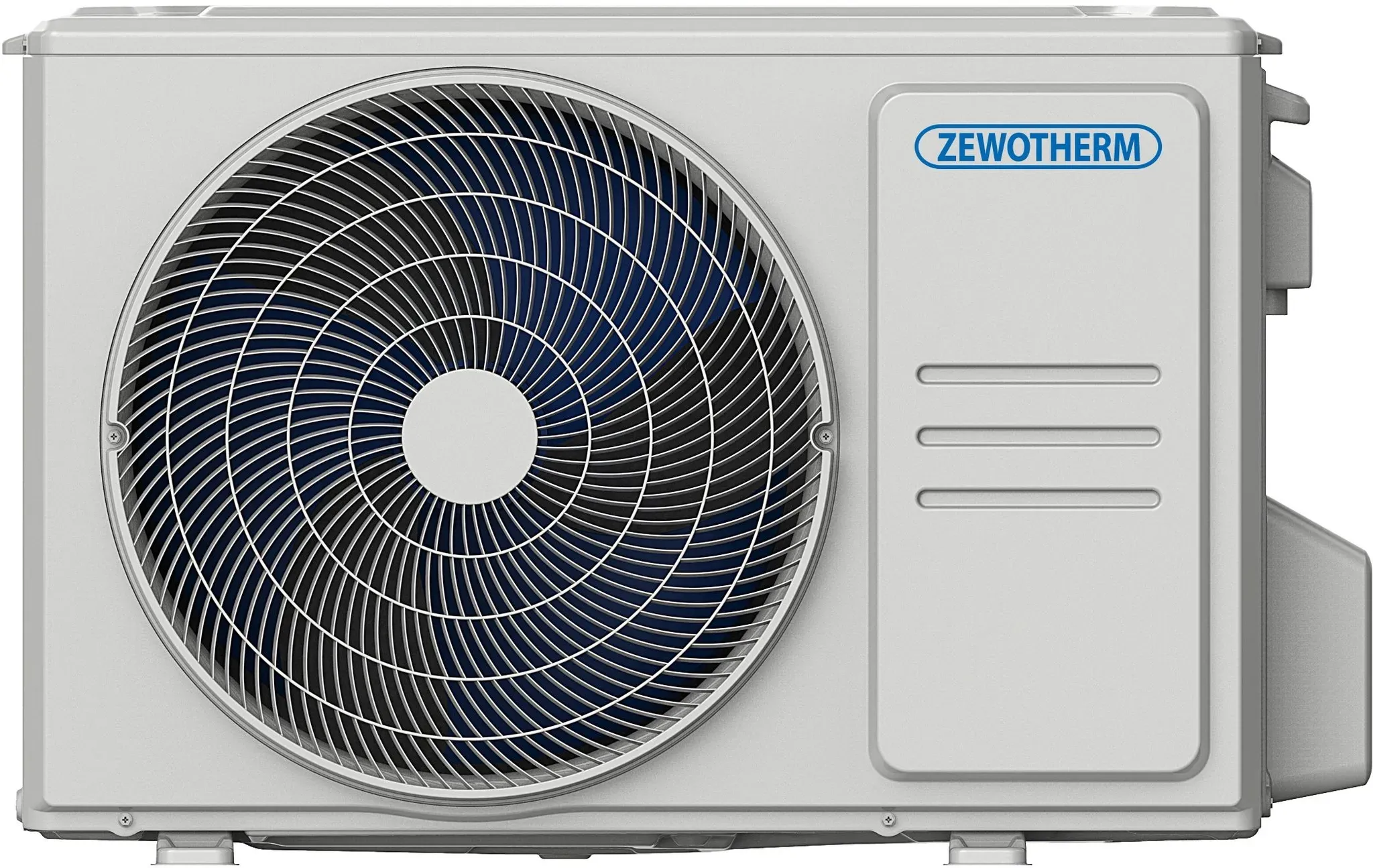 Zewotherm 33000006 ZEWO Cool Single-Split Außeneinheit 2,7 kW, kompakte Bauform, hohe Energieeffizienz, integrierter Schall- und Vibrationsschutz, WLAN-fähig, Fernbedienung inklusive, weiß
