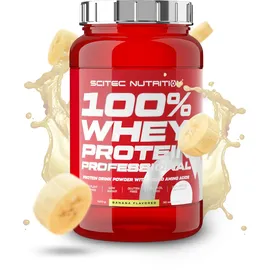 Scitec Nutrition 100% Whey Protein Professional Banane Pulver 920 g