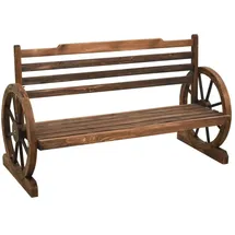 vidaXL Gartenbank 114 x 61 x 78 cm Braun