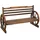 vidaXL Gartenbank 114 x 61 x 78 cm Braun