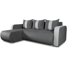 Sofnet Ecksofa Grau, Textil, 5-Sitzer, L-Form,Rechteckig, 230x152 cm, Wohnzimmer, Sofas & Couches, Wohnlandschaften, Ecksofas