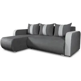Sofnet Ecksofa Grau, Textil, 5-Sitzer, L-Form,Rechteckig, 230x152 cm, Wohnzimmer, Sofas & Couches, Wohnlandschaften, Ecksofas