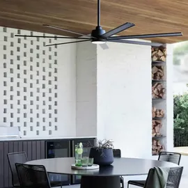 Beacon Lighting Atlanta II 183 cm Deckenventilator Schwarz