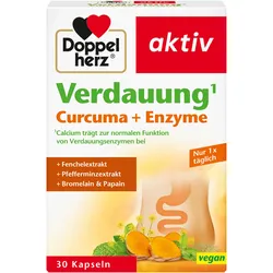 Doppelherz aktiv Verdauung Curcuma+Enzyme Kapseln