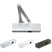 GEZE TS 2000 V Türschließer inkl. Standardgestänge, silber