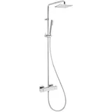 Herzbach Living Spa Aufputz-Duschsystem mit Thermostat, 11.988930.1.01,