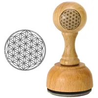trendaffe Blume des Lebens Holzstempel Stempel