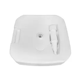 FIXKRAFT Schirmständer eckig weiß