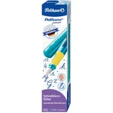 Pelikan Pelikano® Junior Patronenfüller türkis/gelb L (für Linkshänder)