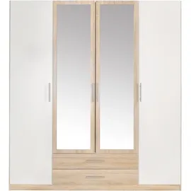 WIMEX Cliff 180 x 198 x 58 cm struktureichefarben hell/weiß