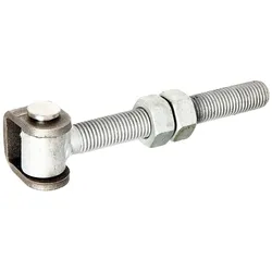 Alberts Torband mit Muttern,roh,zum Aufschrauben,M20