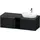 Duravit D-Neo Konsolenwaschtischunterbau wandhängend Eiche Schwarz Matt 1400x550x459 mm - DE4950R701 DE4950R70160000